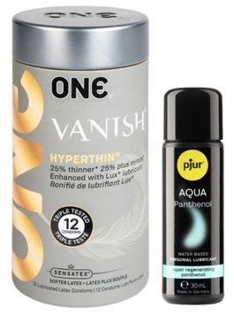 Набір 12 шт ONE Vanish + Pjur Aqua Panthenol 30 мл SOS13072 фото