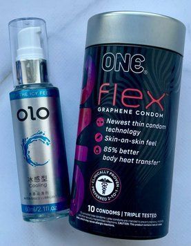 Набір ONE Flex 10 шт - Лубрикант охолоджуючий OLO 60 мл SOS3289 фото