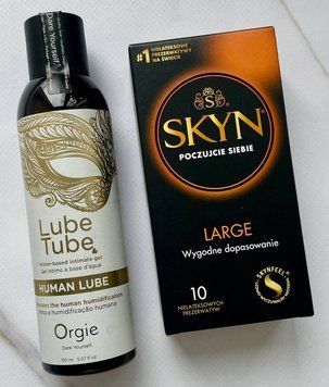 Набір Skyn Large 10 шт - Лубрикант ORGIE HUMAN LUBE intimate gel, 150 мл SOS2962 фото