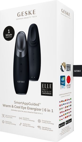 Енерджайзер для очей GESKE Warm&Cool Eye Energizer 6в1 black HB0113 фото
