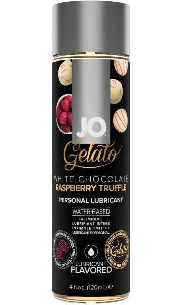 Смазка на водной основе System JO GELATO White Chocolate Raspberry (120 мл) без сахара и парабенов SO3506 фото
