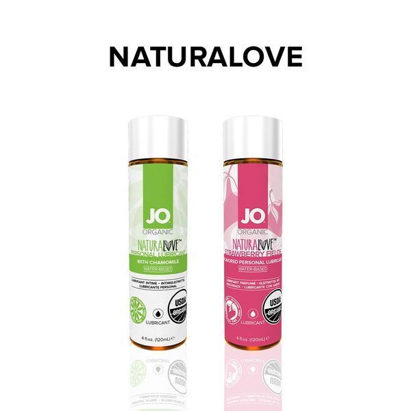 Змазка на водній основі System JO NATURALOVE &mdash; ORGANIC (60 мл) з екстрактом листя агави та ромашки SO1490 фото