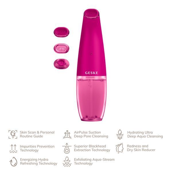 Очищающее средство GESKE Aqua-Stream Face Cleanser 8в1 magenta HB0399 фото
