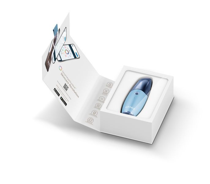 Увлажнитель для кожи лица GESKE Facial Hydration Refresher 4 in 1 aquamarine HB0160 фото