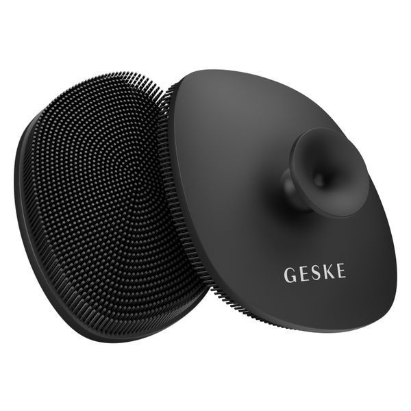 Щітка для обличчя GESKE Facial Brush 4в1 з тримачем gray HB0053 фото