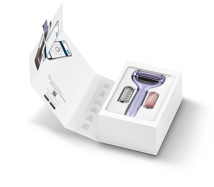 Роллер для игловой мезотерапии лица и тела GESKE MicroNeedle Face&Body Roller 9в1 purple HB0211 фото