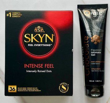 Комплект Skyn Intense Feel 36 шт - Лубрикант ORGIE LUBE TUBE шоколад, 100 мл SOS2914 фото