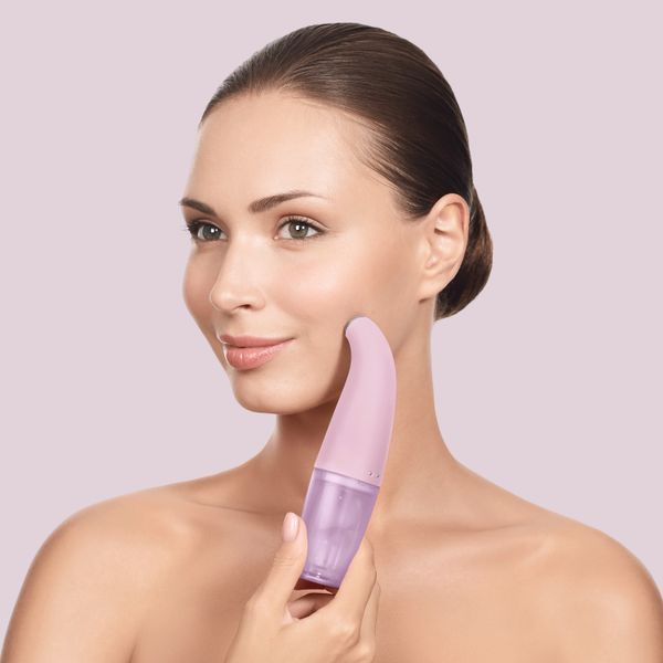 Очищуючий засіб для обличчя GESKE Aqua-Stream Face Cleanser 8в1 pink HB0401 фото