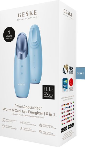 Енерджайзер для очей GESKE Warm&Cool Eye Energizer 6в1 aquamarine HB0116 фото