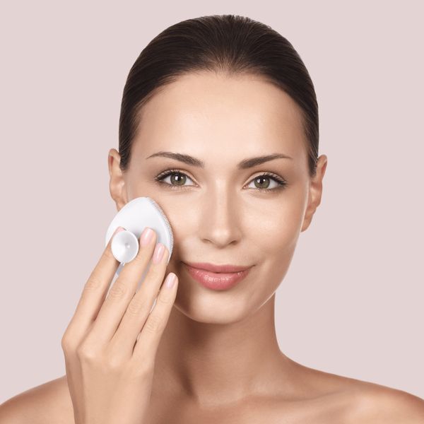 Щітка для обличчя GESKE Facial Brush 4в1 з тримачем starlight HB0055 фото