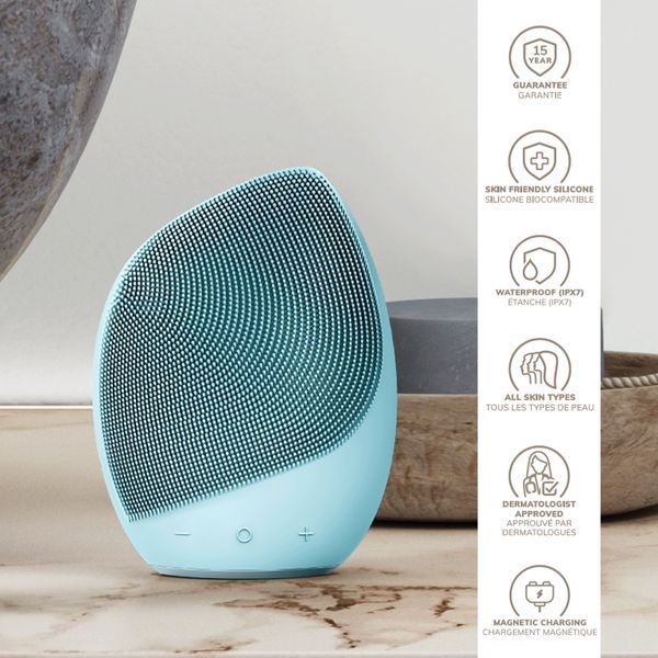 Електронна ультразвукова щітка для обличчя GESKE Sonic Facial Brush 5в1 turtoise HB0070 фото