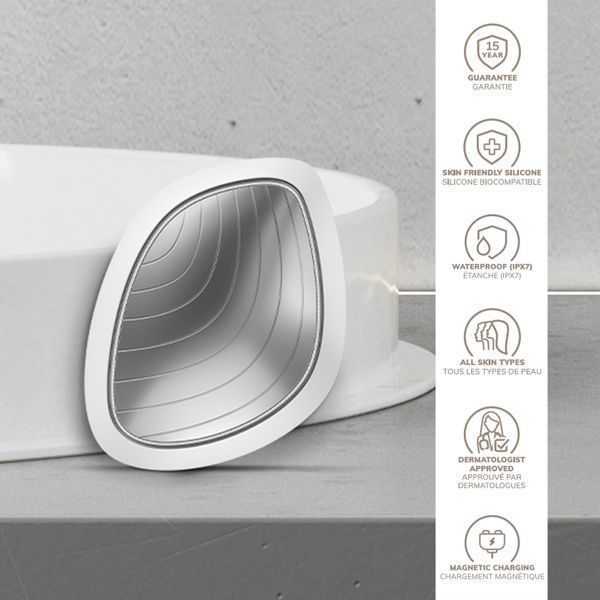 Ультразвукова маска тепло та холод GESKE Sonic Warm&Cool Mask 9в1 white HB0106 фото