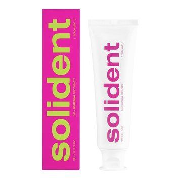 Ежедневная отбеливающая зубная паста Solident Peach mint (персик-мята) 1670 фото