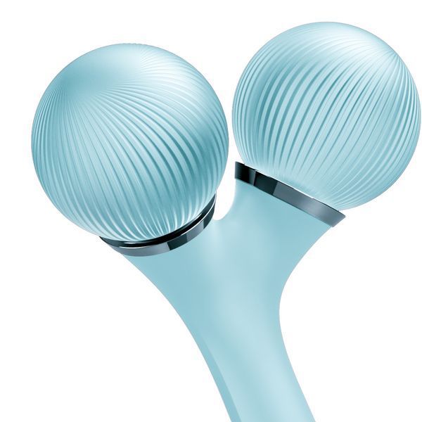 Электронный ультразвуковой ролик для лица и тела GESKE Sonic Facial&Body Roller 4в1 turquoise HB0036 фото