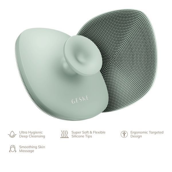 Щітка для тіла GESKE Body Brush 4в1 green HB0332 фото