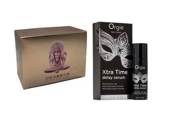 OLO Gold Budda 10 шт.+ Сироватка-пролонгатор Orgie Xtra Time Delay Serum, 15 мл SOS6594 фото