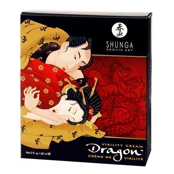 Стимулирующий крем для пар Shunga Dragon Cream (60 мл), эффект тепло-холода и покалывание SO2523 фото