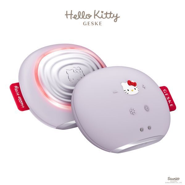 Ультразвукова маска тепло та холод GESKE Sonic Warm&Cool Mask 8в1 by Hello Kitty purple HB0246 фото