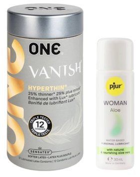 Набір 12 шт ONE Vanish + Лубрикант Pjur Woman Aloe 30 мл SOS13065 фото