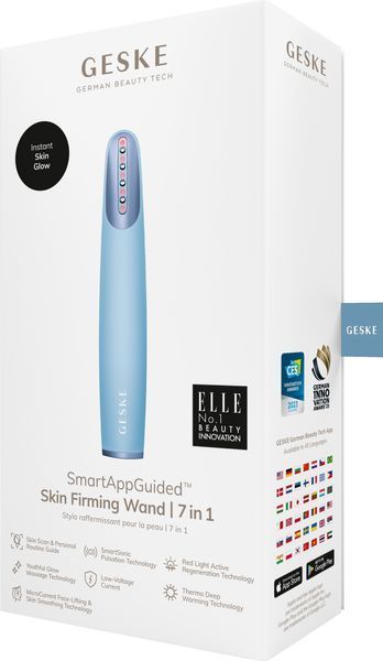 Пристрій для зміцнення і тонізації шкіри обличчя GESKE Skin Firming Wand 7в1 aquamarine HB0426 фото