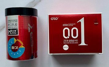 Комплект OLO з розігріваючим ефектом 001 10 шт + Muaisi 0.02 мм Red 12 шт SOS2769 фото