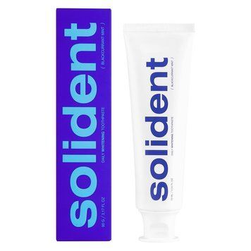 Ежедневная отбеливающая зубная паста Solident Blackcurrant mint (смородина-мята) 1673 фото
