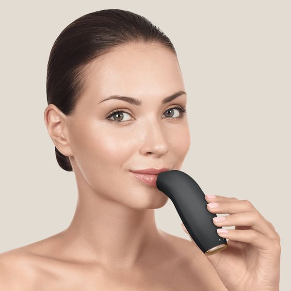 Пристрій для збільшення об'єму губ GESKE Lip Volumizer&Booster 6в1 gray HB0408 фото