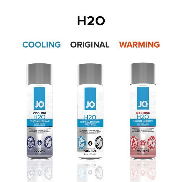 Смазка на водной основе System JO H2O ORIGINAL (60 мл) маслянистая и гладкая, растительный глицерин SO1447 фото