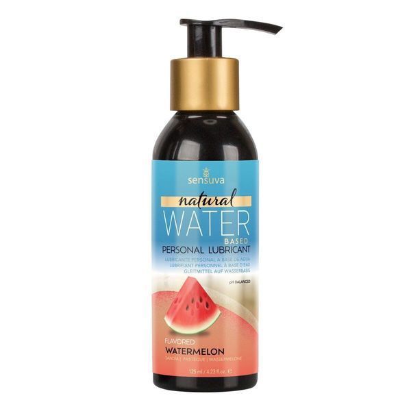 Смазка на водной основе Sensuva Natural Water-Based Watermelon (125мл) без глицерина и парабенов SO3227 фото