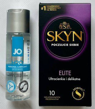 Комплект Skyn Elite 10 шт + Лубрикант System JO H2O ORIGINAL (60 мл) SOS2997 фото