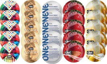 Набір з 25 шт One Extreme ribs + ONE 𝐕𝐀𝐍𝐈𝐒𝐇 + ONE Classic Select + ONE Chocolate Strawberry + ONE Banana Split SOS8255 фото