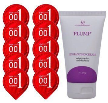 Комплект OLO Warming 001 10 шт + Doc Johnson Plump Enhancing Cream For Men (56 г) SOS14424 фото