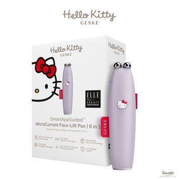Микротоковая ручка для подтяжки лица GESKE MicroCurrent Face-Lift Pen 6в1 Hello Kitty HB0250 фото