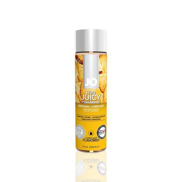 Змазка на водній основі System JO H2O &mdash; Juicy Pineapple (120 мл) без цукру, рослинний гліцерин SO1675 фото