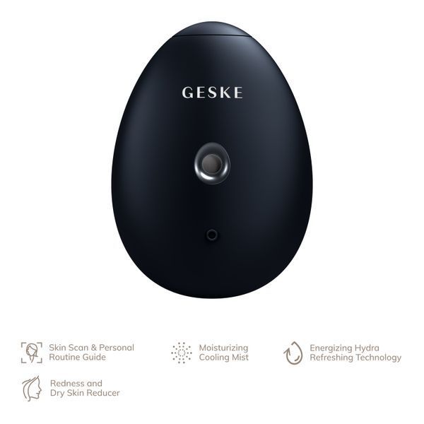 Электронный освежитель для увлажнения лица GESKE Facial Hydration Refresher 4в1 black HB0168 фото