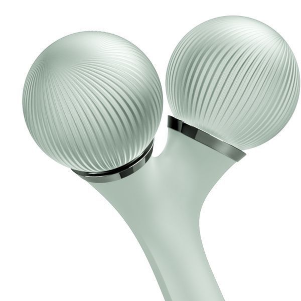Електронний ультразвуковий ролик для обличчя та тіла GESKE Sonic Facial&Body Roller 4в1 green HB0040 фото