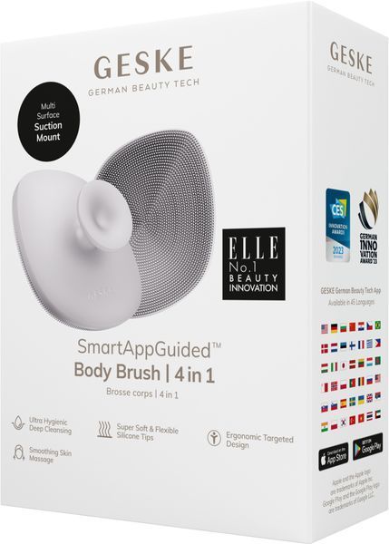 Щетка для тела GESKE Body Brush 4в1 starlight HB0337 фото