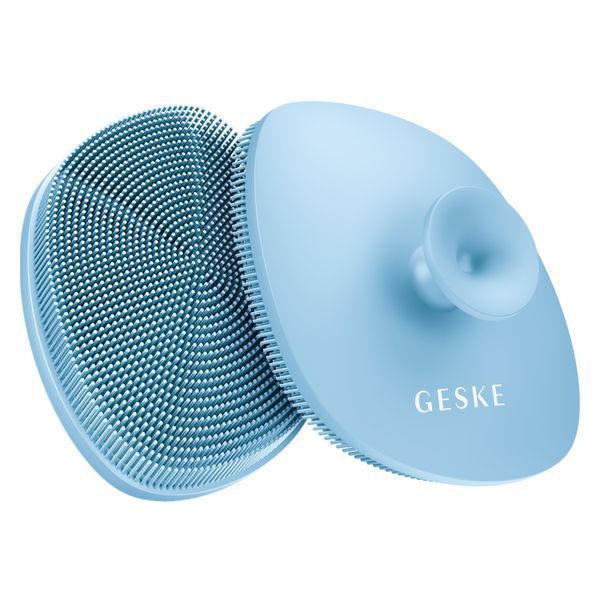 Щітка для обличчя GESKE Facial Brush 4в1 з тримачем aquamarine HB0061 фото