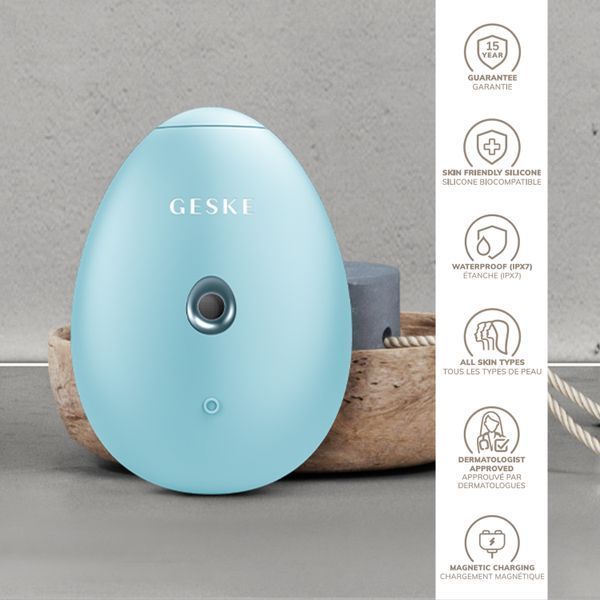 Электронный освежитель для увлажнения лица GESKE Facial Hydration Refresher 4в1 turquoise HB0169 фото