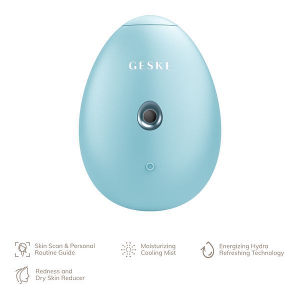 Электронный освежитель для увлажнения лица GESKE Facial Hydration Refresher 4в1 turquoise HB0169 фото