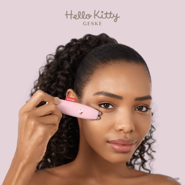 Микротоковая ручка для подтяжки лица GESKE MicroCurrent Face-Lift Pen 6в1 Hello Kitty pink HB0251 фото
