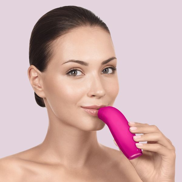 Пристрій для збільшення об'єму губ GESKE Lip Volumizer&Booster 6в1 magenta HB0410 фото