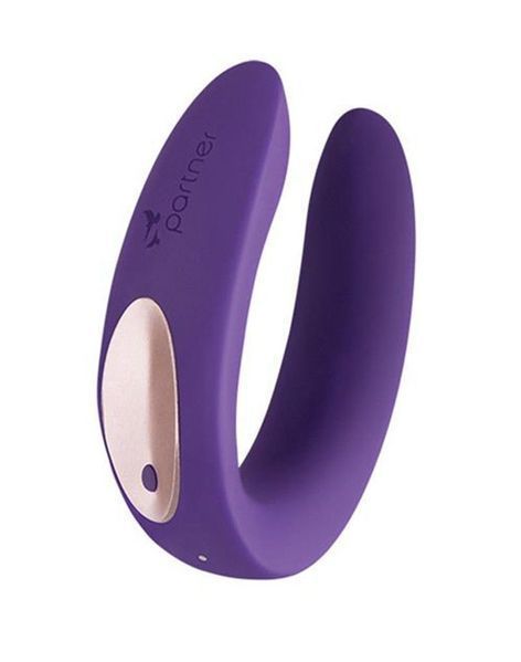 Вибратор для пар Satisfyer Double Plus Remote с пультом ДУ и двумя моторчиками. SO2021 фото