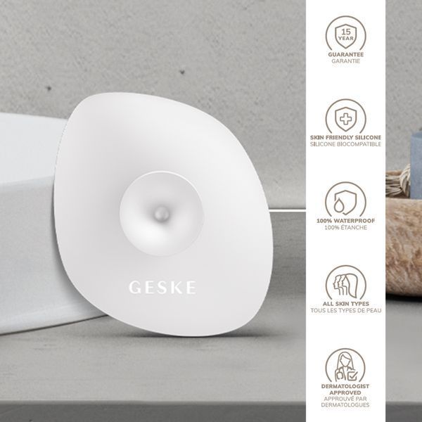 Щітка для обличчя GESKE Facial Brush 4в1 з тримачем white HB0062 фото