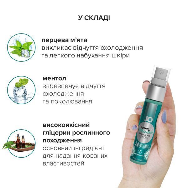 Гель для стимуляции сосков System JO NIPPLE TITILLATOR WINTER BLITZ (30 мл) SO1500 фото