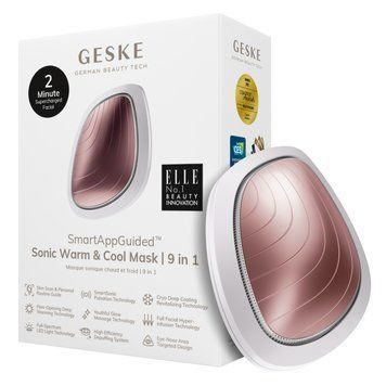 Ультразвукова маска тепло та холод GESKE Sonic Warm&Cool Mask 9в1 starlight HB0099 фото