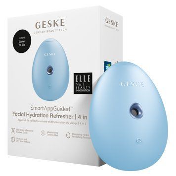 Электронный освежитель для увлажнения лица GESKE Facial Hydration Refresher 4в1 aquamarine HB0171 фото