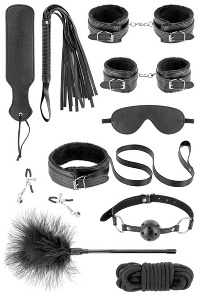 Набор БДСМ-аксессуаров Fetish Tentation BDSM Kit &ndash; 10 предметов для удовольствия SX1092 фото