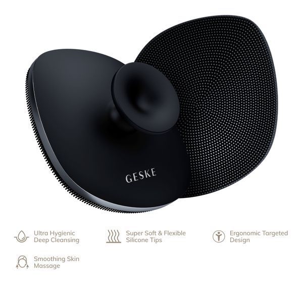 Щітка для тіла GESKE Body Brush 4в1 black HB0341 фото