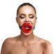 Кляп-розширювач у формі губ Art of Sex &ndash; Gag Lips, натуральна шкіра SO5148 фото 1